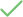 green tick icon