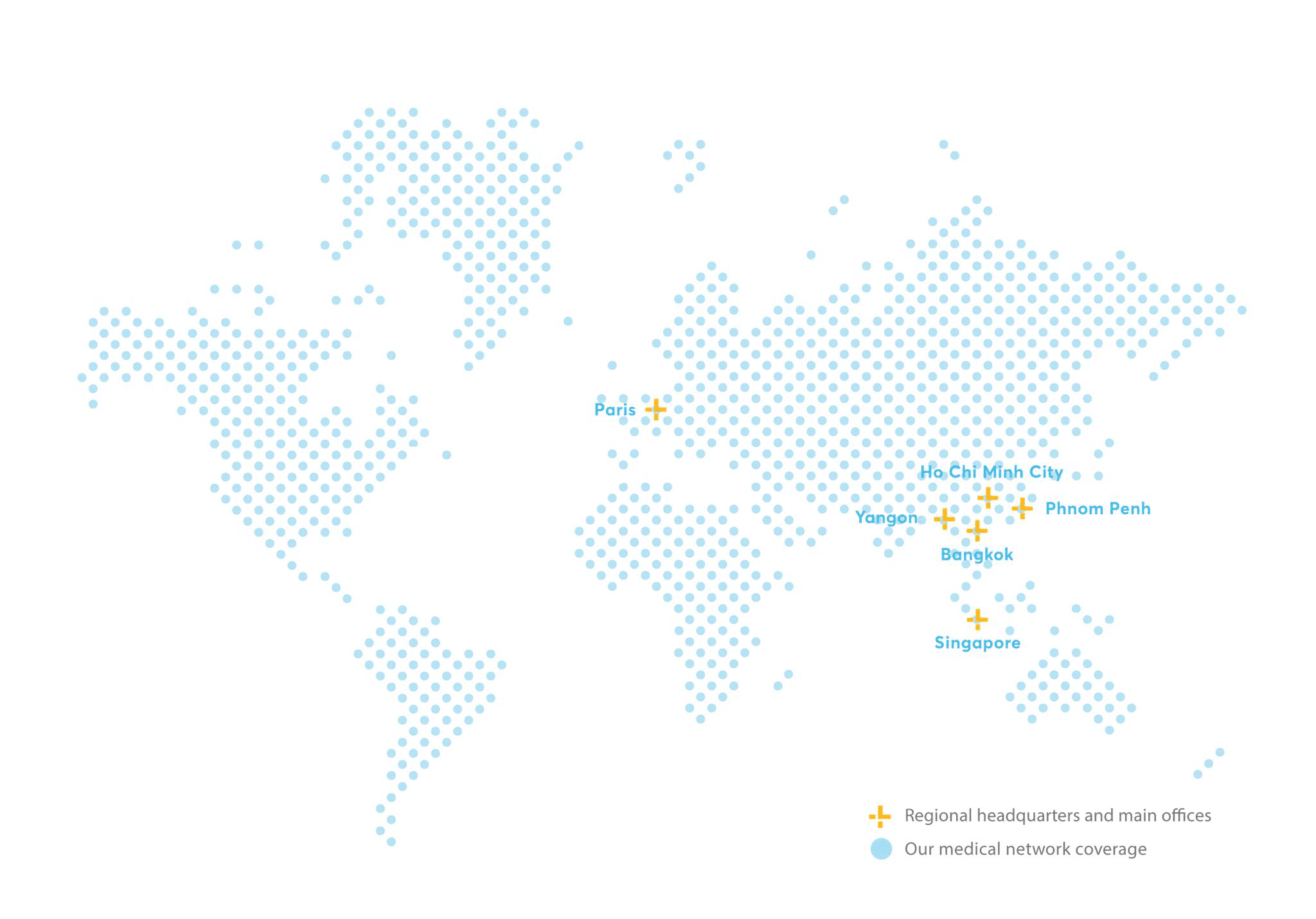 golbal office map