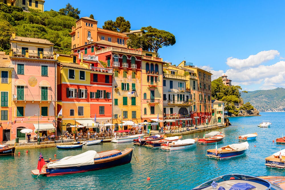 Italy shopping Harbor, Portofino