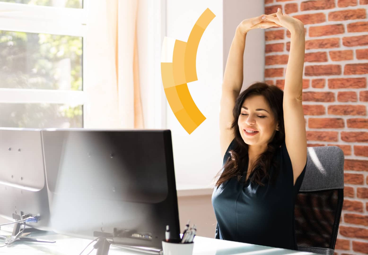 Correct sitting posture at work 2025