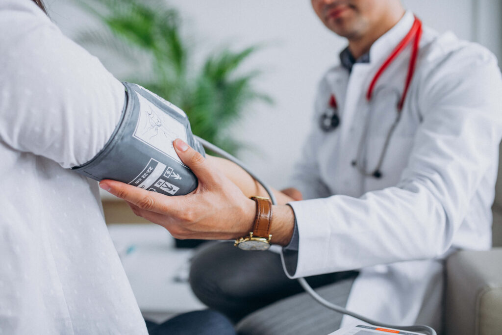 Measuring blood pressure